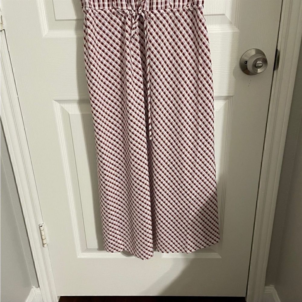 Draper James Gingham Keyhole Midi Dress NWT - Picture 8 of 15